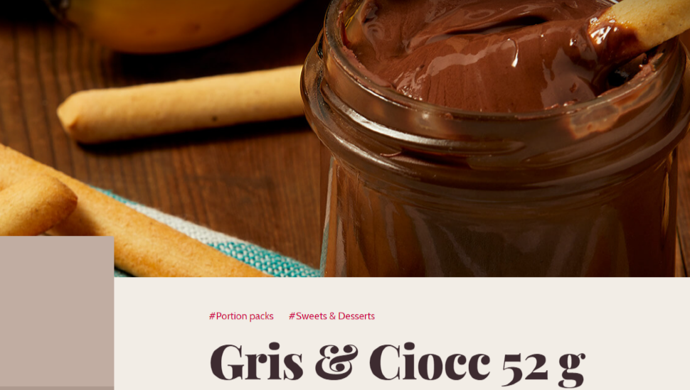 Палочки с шоколадным кремом Gris&Ciocc безглютеновые Dr.Schär, 52г