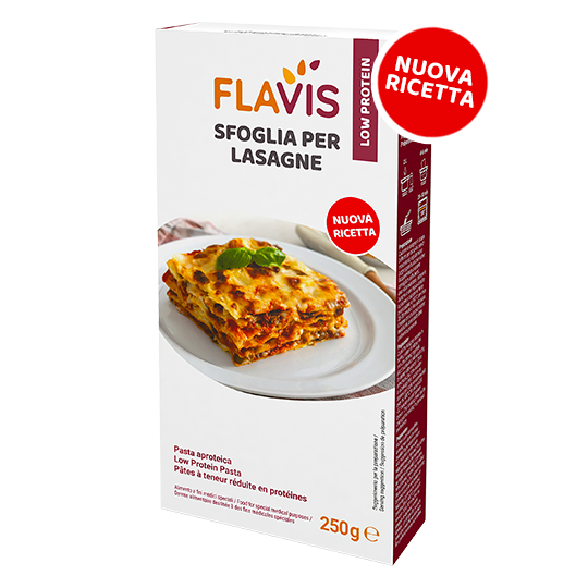 Макароны "Лазанья" SFOGLIA PER LASAGNE низкобелковые FLAVIS, 250г