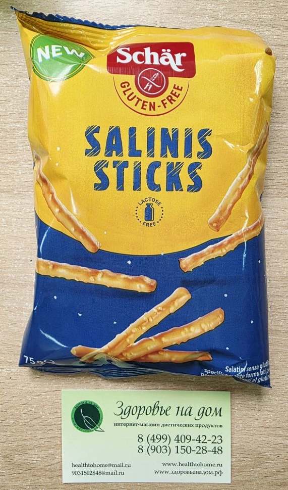 Палочки солёные Стикс Sticks безглютеновые низкобелковые Dr.Schär, 75г