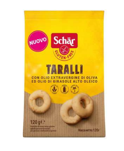 Сушки Таралли Taralli безглютеновые низкобелковые Dr.Schär, 120г