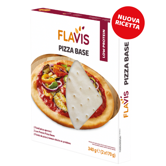 Основа для пиццы PIZZA BASE низкобелковая FLAVIS, 2х170г [Акция! Скидка 15%! Срок годности 12.10.2026]